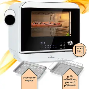 Comparateur de prix : irfryer Klarstein Vita Pro 2450W Cuiseur vapeur - 14 programmes Blanc