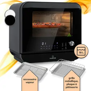 Comparateur de prix : Airfryer Klarstein 2450W 14 programmes 18L Inox Noir