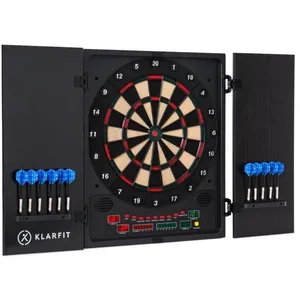 Jeu de fléchettes - KLARFIT Dartmaster 180 - Porte avant avec 12 flèch... pas cher