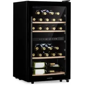 Comparateur de prix : Klarstein Barossa 34 Duo - Wijnkoelkast - 34 Flessen - 80 Liter - 2 Zo...