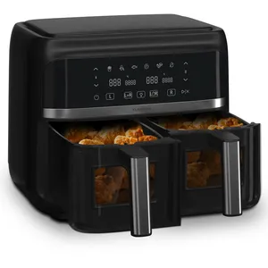 Comparateur de prix : Friteuse à air chaud Klarstein VitaFry Duo - Noir - 2850 W - 7,6 L - 6 modes