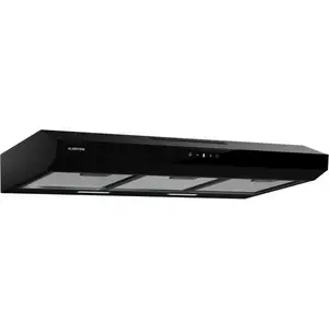 Comparateur de prix : KLARSTEIN Hotte Aspirante 90 cm Silencieuse LED 175 m³/h Filtre à Graisse en Aluminium Noir
