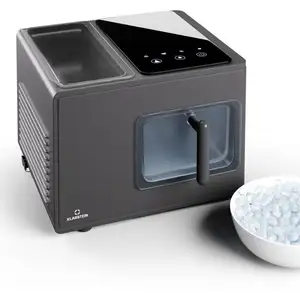 KLARSTEIN Machine à Glaçons 2 L Fonctionnement Rapide Ice Maker 15kg Gris pas cher