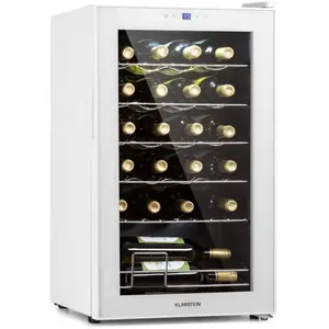 Comparateur de prix : Klarstein Shiraz 24 Uno Wijnkoelkast - 63 Liter - 24 Flessen - Touch b...