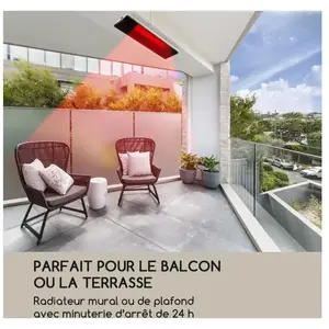 Comparateur de prix : Blumfeldt - Phantom radiateur aluminium 900/1800 w télécommande gris