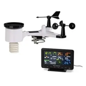 Comparateur de prix : WALDBECK Huygens Station météo multifonction pro 6 en 1 écran couleur WiFi App