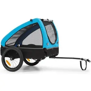 Remorque de vélo pour chien Klarfit Husky - 250L - 600D - BleueVendu parcdiscount
