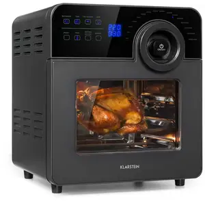 Comparateur de prix : KLARSTEIN Friteuse à air chaud AeroVital Cube Chef - 1700 W 14 l 16 programmes noir
