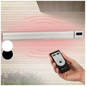 Radiateur infrarouge Blumfeldt 2400W pour terrasse extérieure - Blanc pas cher