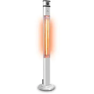 Comparateur de prix : Chauffage infrarouge - Blumfeldt - Heat Guru Plus - 2000W - argent