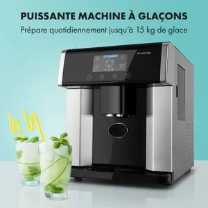 Comparateur de prix : Klarstein 10033478 machine à glaçons Machine à glaçon incornporé/sur p...