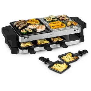 Comparateur de prix : Klarstein Sirloin Appareil à raclette pour 8 personnes 1500W aluminium...