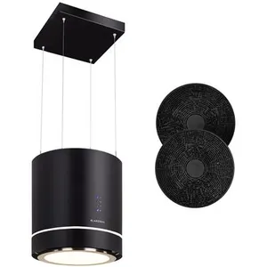 Comparateur de prix : KLARSTEIN Tron Ambience Hotte îlot aspirante ø 38 cm 540 m³/h classe a - noire
