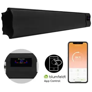 Comparateur de prix : BLUMFELDT Klarstein Chauffage Electrique à Infrarouge, Chauffage de Ja...