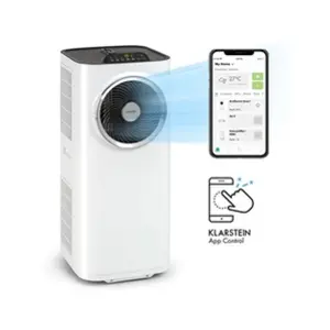 Comparateur de prix : Climatiseur mobile avec evacuation - Klarstein - 12000 BTU - Fonction ...