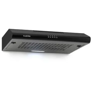 Klarstein Capannina Hotte casquette escamotable 60cm - Débit d'air 166...