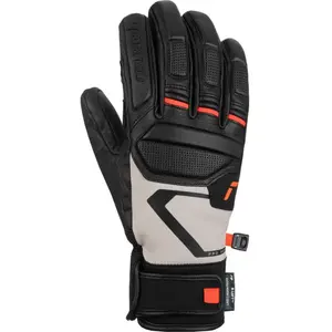 Reusch Pro Rc - Gants ski homme Black / Glacier Grey / Fluo Red 7,5 pas cher