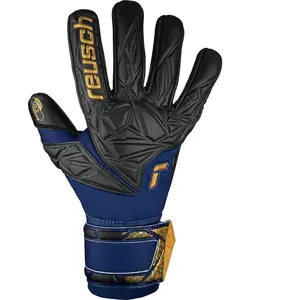 Gants de gardien Reusch Attrakt Gold NC Bleu Taille 8 5470155-4411 pas cher