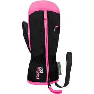 Reusch Ben Mitten - Moufles enfant Black / Knockout Pink 1 - 2 ans pas cher