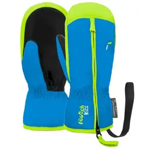 Reusch Ben Mitten - Moufles enfant Brilliant Blue / Safety Yellow 2 - 3 ans pas cher