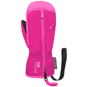 Reusch Ben Mitten - Moufles enfant Fuchsia Purple / Knockout Pink 4-5 ans pas cher