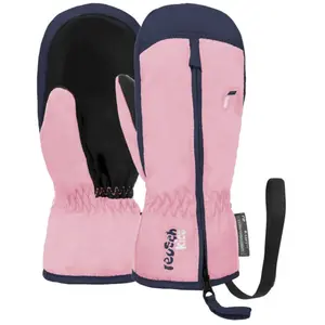 Reusch Ben Mitten - Moufles enfant Light Rose / Dress Blue 4-5 ans pas cher