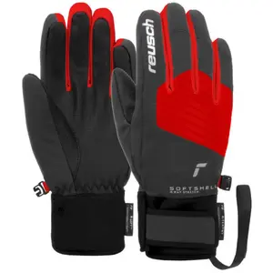 Reusch Simon R-TEX XT Junior - Gants ski enfant Asphalt / Fire Red 5 pas cher