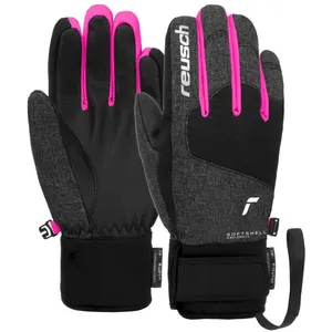 Reusch Gants de ski Junior SIMON R-TEX XT - BLACK MELANGE/BLCK/VERY BE... pas cher