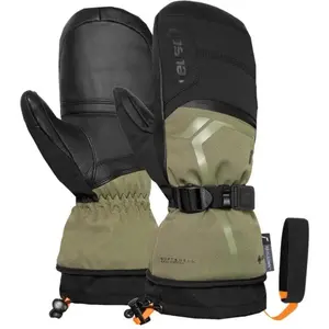 Reusch - Down Spirit GTX Mitten - Moufles homme Black / Burnt Olive - 8 pas cher