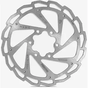 Comparateur de prix : Galfer Disque de Frein 180mm Argent en Acier AISI420, 6 Trous, Épaisseur 1,8mm