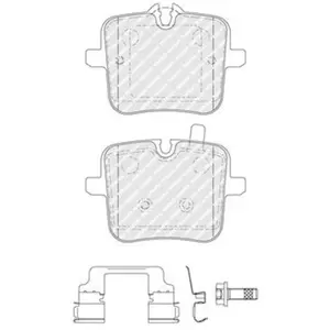 4 Plaquettes De Frein Ferodo Fdb5302 pas cher