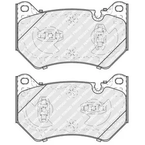 4 Plaquettes De Frein Ferodo Fdb5291 pas cher