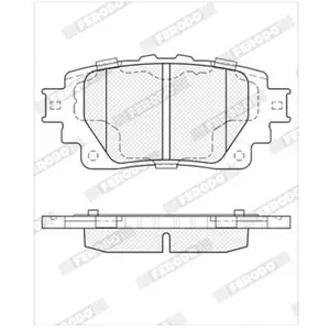FERODO Plaquettes de frein X4 pour TOYOTA: Highlander (Ref: FDB5470) pas cher