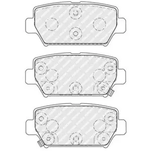 4 Plaquettes De Frein Ferodo Fdb5406 pas cher