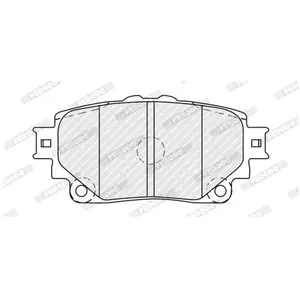 FERODO Plaquettes de frein X4 pour LEXUS: NX, UX & TOYOTA: BZ4X, RAV4 (Ref: FDB5353) pas cher
