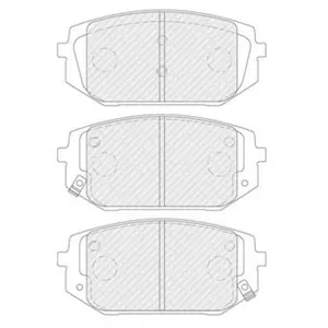 FERODO Plaquettes de frein X4 pour HYUNDAI: Tucson & KIA: Sportage (Ref: FDB5531) pas cher