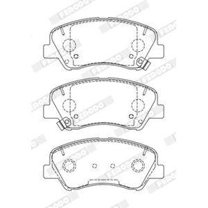 FERODO Plaquettes de frein X4 pour KIA: Rio (Ref: FDB5135) pas cher