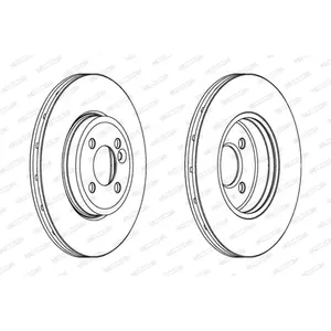 Disque de frein PREMIER High Carbon DDF1711C Ferodo DDF1711C pas cher