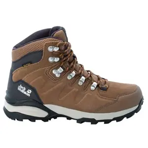 Comparateur de prix : Jack Wolfskin Refugio Texapore Mid - Chaussures randonnée femme Brown / Apricot 37
