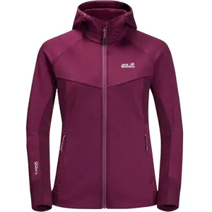 Jack Wolfskin Hydro Grid Fleece - Veste de randonnée rouge S