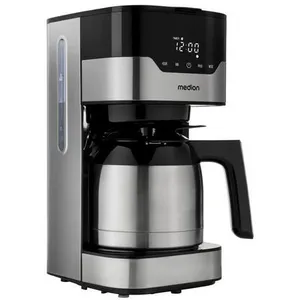Comparateur de prix : Cafetiere filtre programmable avec carafe Medion md 18458 - isotherme - 900W - 1,2 l