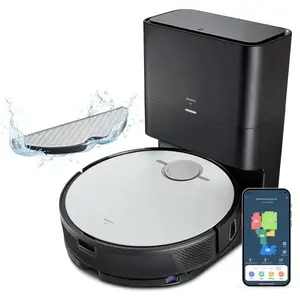Comparateur de prix : MEDION X50 SW - Robot Aspirate0ur Laveur avec Station de Vidange - Nav...