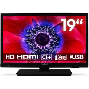 MEDION TV 19 pouces HD (47 cm) Television (idéal pour camping camping-... pas cher