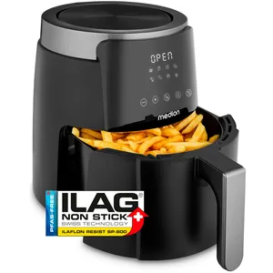 Comparateur de prix : Friteuse à air chaud - MEDION MD13030 - 4,7L - 1500W - 200°C - Écran T...