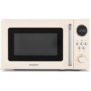 Medion Micro-ondes Micro-ondes rétro de 20 litres env. 800 watts 5 niv... pas cher