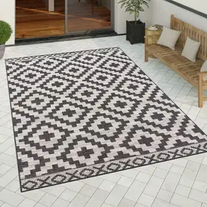 Paco Home Tapis Exterieur Terrasse Balcon Scandinave Ethnique Geometri...Vendu paramazon