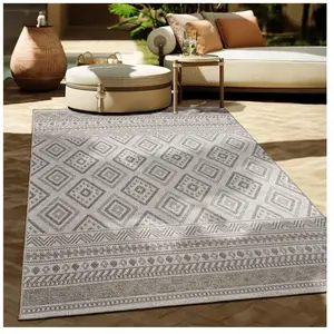 Paco Home Tapis Boho Diamant Moderne pas cher