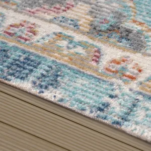 Tapis Exterieur Terrasse Balcon Tapis Cuisine Motif Oriental Bordure B...