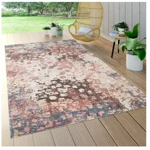 Comparateur de prix : Paco Home - Tapis Exterieur Vintage Beige 200 cm rond