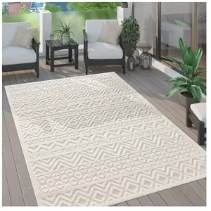 Comparateur de prix : Paco Home Tapis Exterieur Terrasse Salon Cuisine Scandinave Motif Ethn...